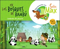 Portada del libro Descubriendo con Max. En los bosques de bambú. Cuidando del  planeta. Ciclo 5 años. LA