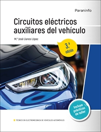Portada del libro Circuitos eléctricos auxiliares del vehículo 3.ª edición 2022