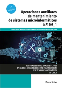 Portada del libro MF1208_1 - Operaciones auxiliares de mantenimiento de sistemas microinformáticos