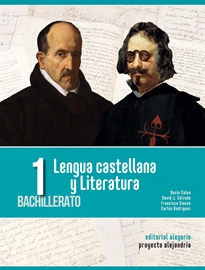 Portada del libro Lengua castellana y literatura 1º Bachillerato  Proyecto Alejandría 