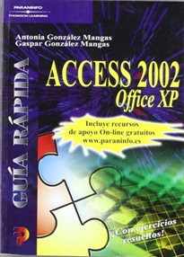 Portada del libro Guía rápida. Access 2002 Office XP