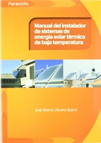 Portada del libro MANUAL DEL INSTALADOR DE SISTEMAS ENERGÍA SOLAR TÉRMICA DE BAJA TEMPERATURA