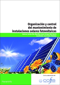 Portada del libro MF0845_3 - Organización y control del mantenimiento de instalaciones solares fotovoltaicas