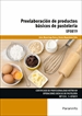 Portada del libro UF0819 - Preelaboración de productos básicos de pastelería