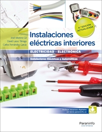 Portada del libro Instalaciones eléctricas interiores  4.ª edición 