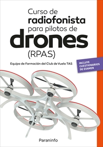 Portada del libro Curso de radiofonista  para pilotos de drones  RPAS 