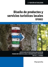 Portada del libro UF0083 - Diseño de productos y servicios turísticos locales