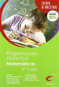 Portada del libro Programación didáctica de educación primaria, área de Matemáticas  2º ciclo, 3º curso 