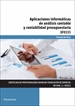 Portada del libro UF0335 - Aplicaciones informáticas de análisis contable y presupuestos