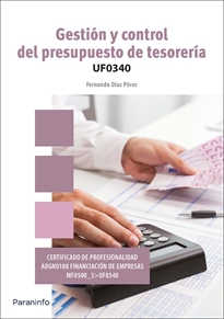 Portada del libro UF0340 - Gestión y control del presupuesto de tesorería
