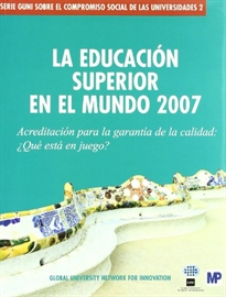 Portada del libro La educación superior en el mundo, 2007.