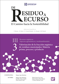 Portada del libro Valoración de la fracción orgánica de residuos municipales: materia prima, proceso y producto III.3