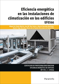 Portada del libro UF0566 - Eficiencia energética en las instalaciones de climatización en los edificios