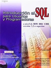 Portada del libro Introducción al sql para usuarios y programadores