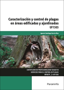 Portada del libro UF1505 - Caracterización y control de plagas en áreas edificadas y ajardinadas