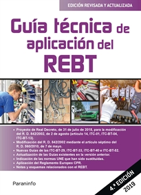 Portada del libro Guía técnica de aplicación del REBT 4.ª edición