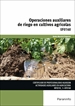 Portada del libro UF0160 - Operaciones auxiliares de riego en cultivos agrícolas