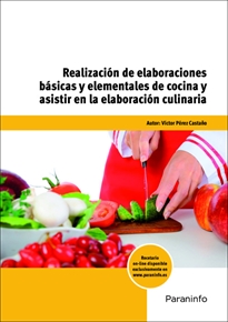 Portada del libro UF0056 - Realización de elaboraciones básicas y elementales de cocina y asistir en la elaboración culinaria