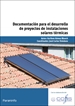 Portada del libro UF0215 - Documentación para el desarrollo de proyectos de instalaciones solares térmicas