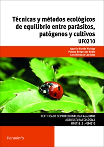 Portada del libro UF0210 - Técnicas y métodos ecológicos de equilibrio entre parásitos, patógenos y cultivos