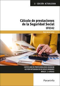 Portada del libro UF0342 - Cálculo de prestaciones de la Seguridad Social