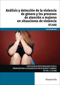 Portada del libro UF2688 - Análisis y detección de la violencia de género y los procesos de atención a mujeres en situaciones de violencia