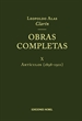 Portada del libro OBRAS COMPLETAS DE CLARÍN   tomo X  Artículos 