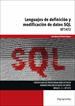Portada del libro UF1472 - Lenguajes de definición y modificación de datos SQL