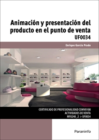 Portada del libro UF0034 - Animación y presentación del producto en el punto de venta