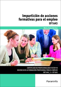 Portada del libro UF1645 - Impartición de acciones formativas para el empleo