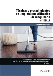 Portada del libro MF1088_1 - Técnicas y procedimientos de limpieza con utilización de maquinaria
