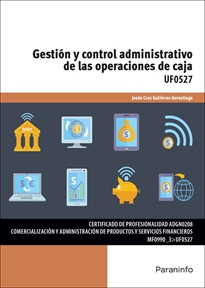 Portada del libro UF0527 - Gestión y control administrativo de las operaciones de caja