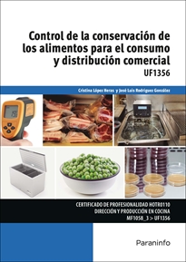 Portada del libro UF1356 - Control de la conservación de los alimentos para el consumo y distribución comercial