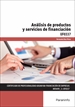 Portada del libro UF0337 - Análisis de productos y servicios de financiación