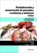 Portada del libro UF0064 - Preelaboración y conservación de pescados, crustáceos y moluscos
