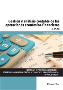 Portada del libro UF0528 - Gestión y análisis contable de las operaciones económico financieras