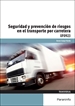 Portada del libro UF0923 - Seguridad y prevención de riesgos en el transporte por carretera
