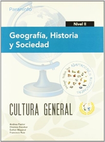Portada del libro Geografía, Historia y Sociedad. Nivel II. Cultura general