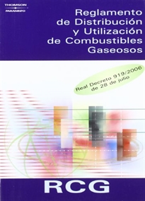 Portada del libro RCG. Reglamento de distribución y utilización de combustibles gaseosos